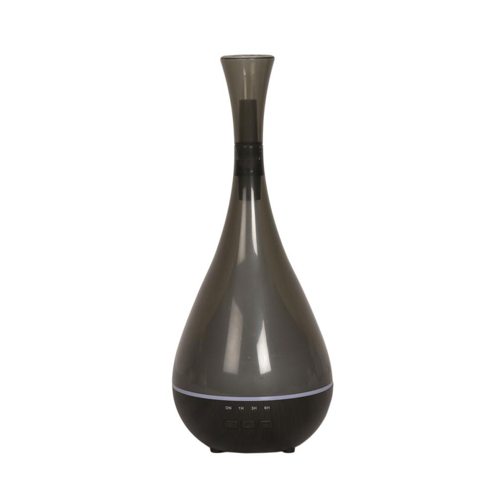Aroma LED Dark Wood Funnel Ultrasonic Electric Oil Diffuser £23.39